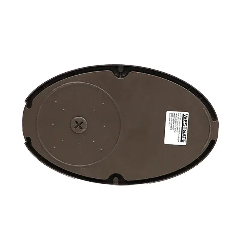 Oval bronze exterior wall pack with photocell, 15W LED light in 3000K, 4000K, or 5000K color options by Westgate.