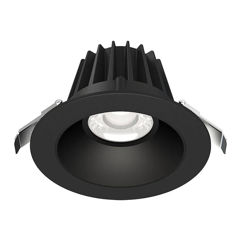 Westgate 4-inch round LED canless recessed ceiling light with 15W, adjustable CCT, and smooth baffle for modern lighting.