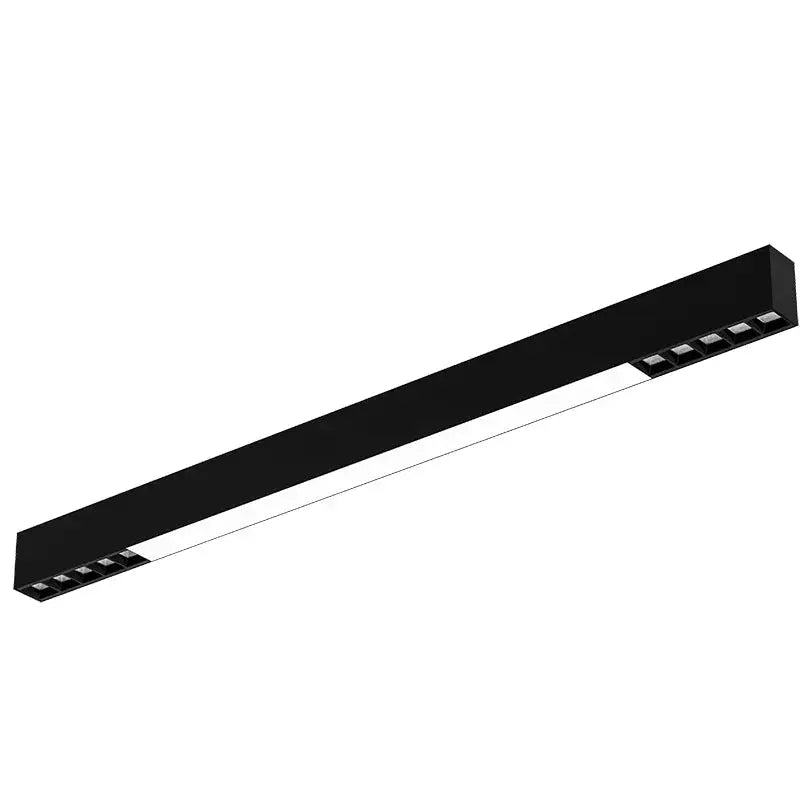 Black 4ft Westgate LED linear light fixture with architectural 2-inch optic and combined distribution, color and wattage options
