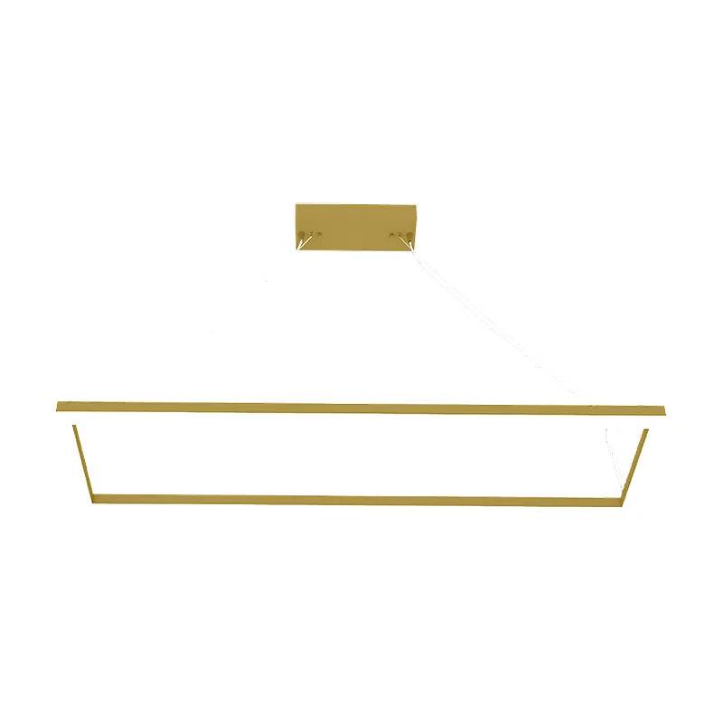 Gold LED Suspended Frame Fixture, 40W/50W/60W, 3000K/3500K/4000K - Green Lighting Wholesale