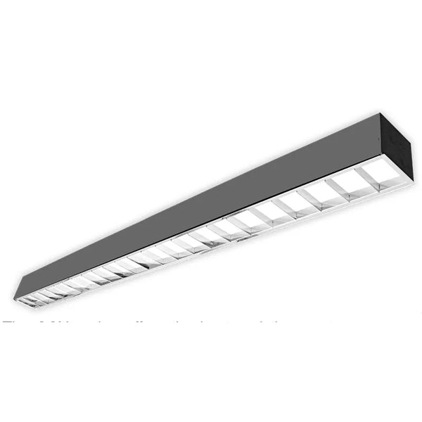 4ft. LED 2-3/4" Black Architectural Seamless Linear Light 