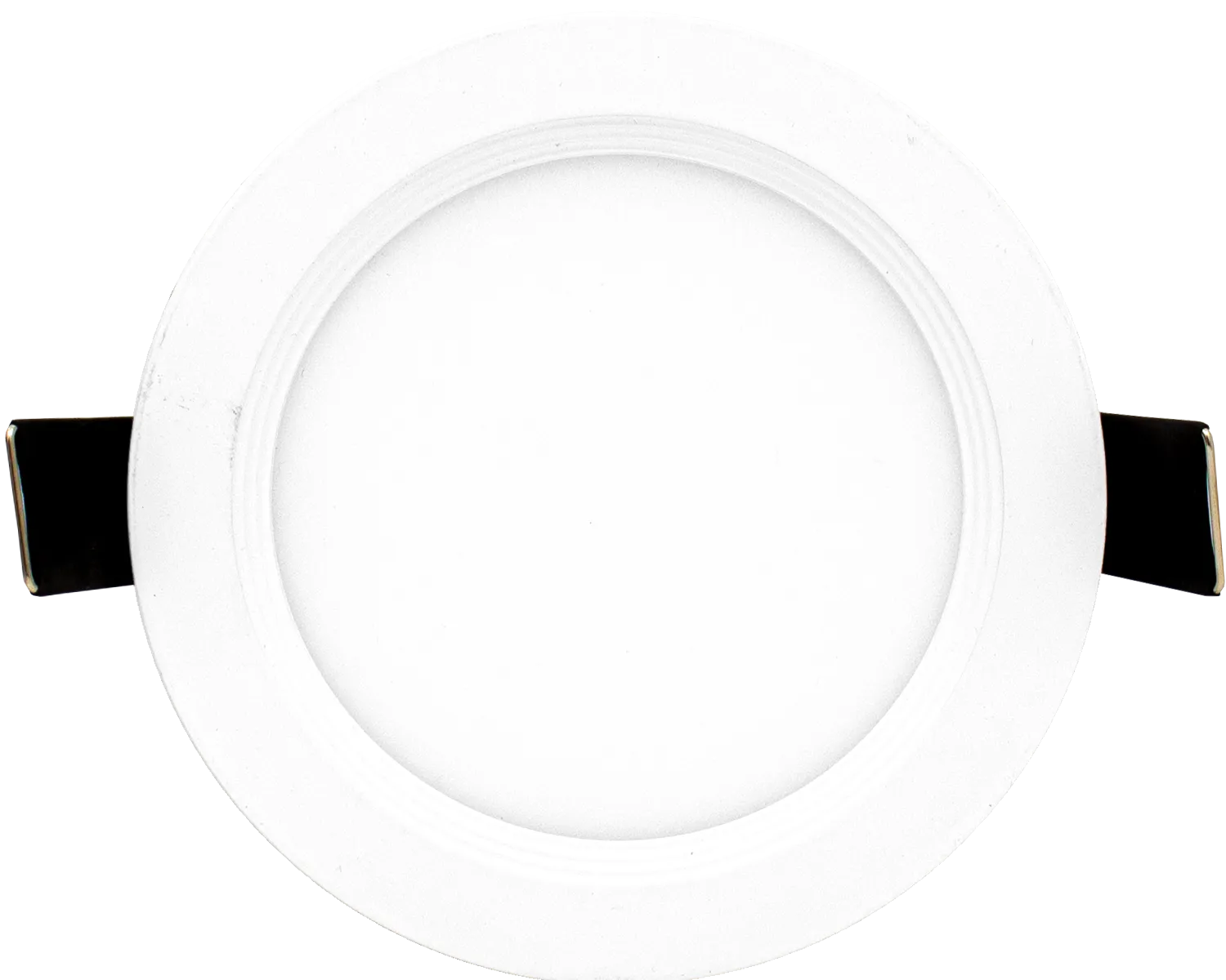 Westgate 6-inch LED wafer light, ultra-slim canless baffle design, 12W with adjustable CCT for modern ceiling lighting.