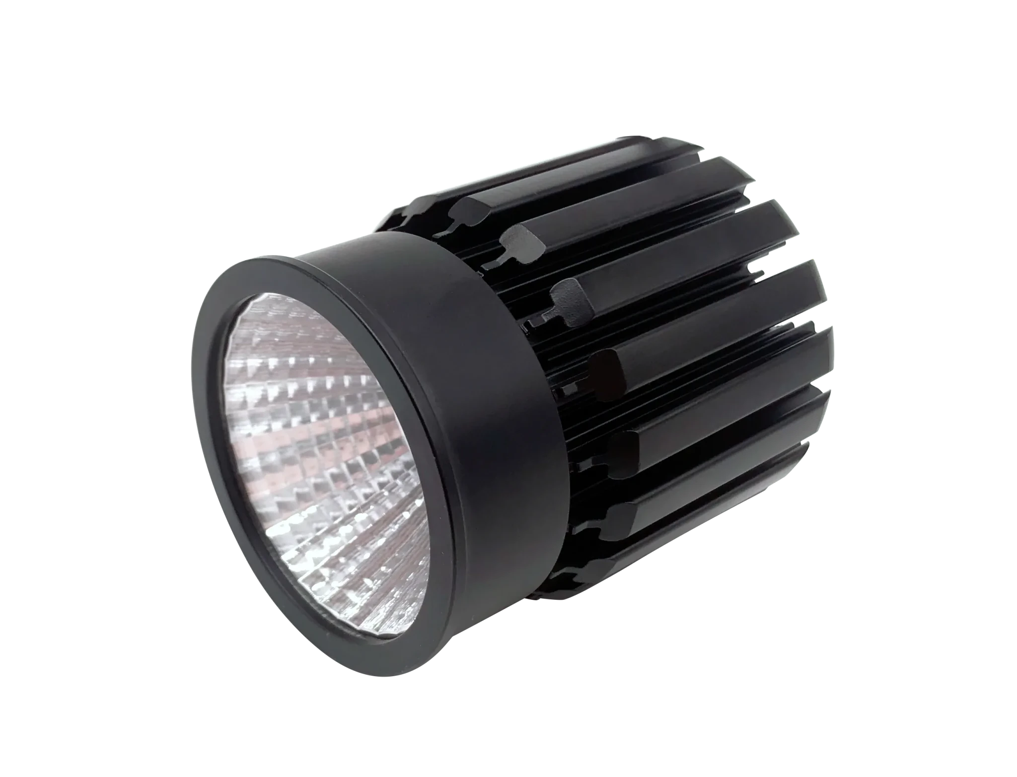 Black LED 3-inch architectural canless wafer light with pin hole trim, 10W, adjustable CCT from Westgate.