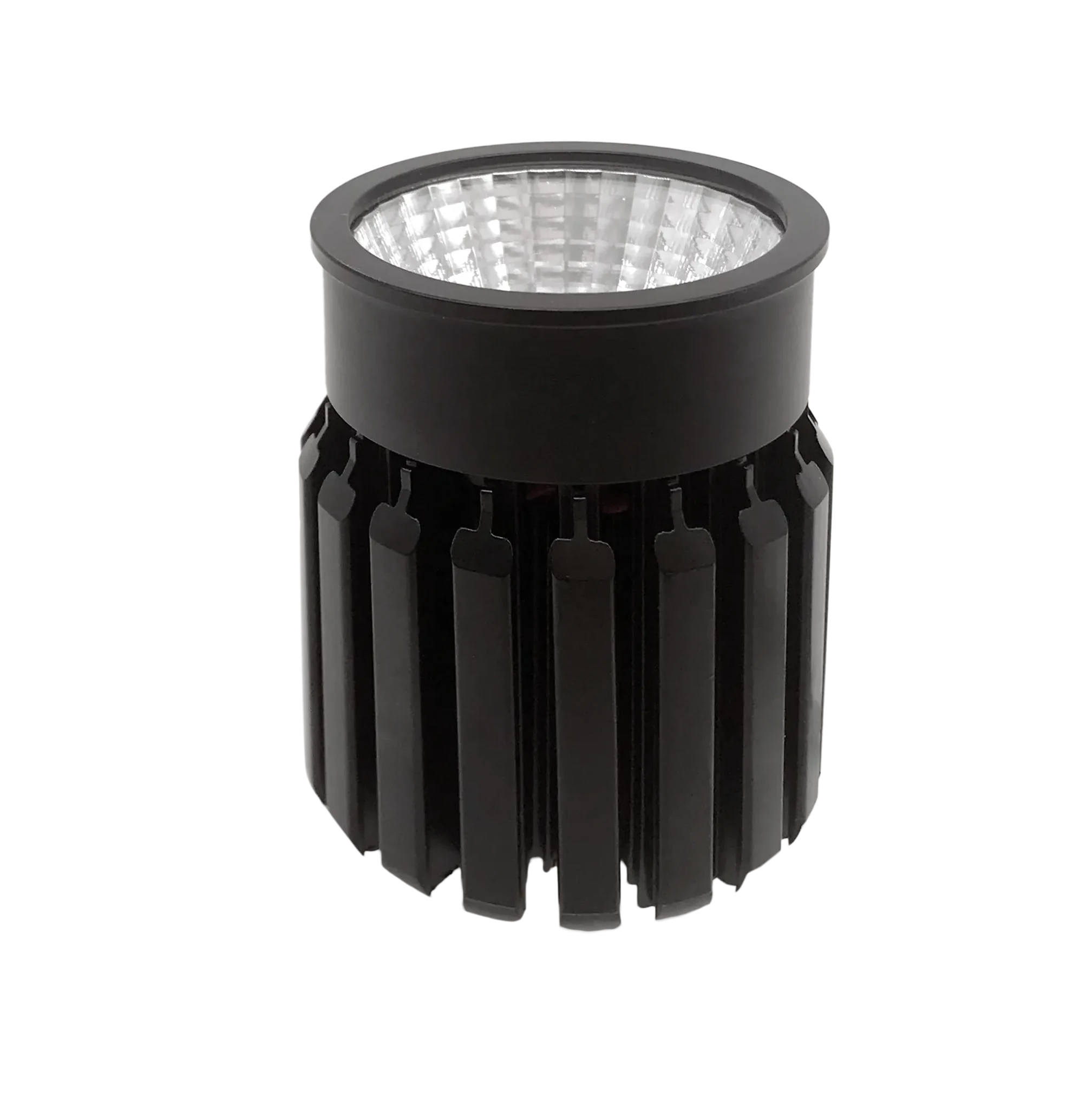 Black Westgate LED 4-inch architectural canless recessed light with pinhole design, ideal for modern ceiling lighting.