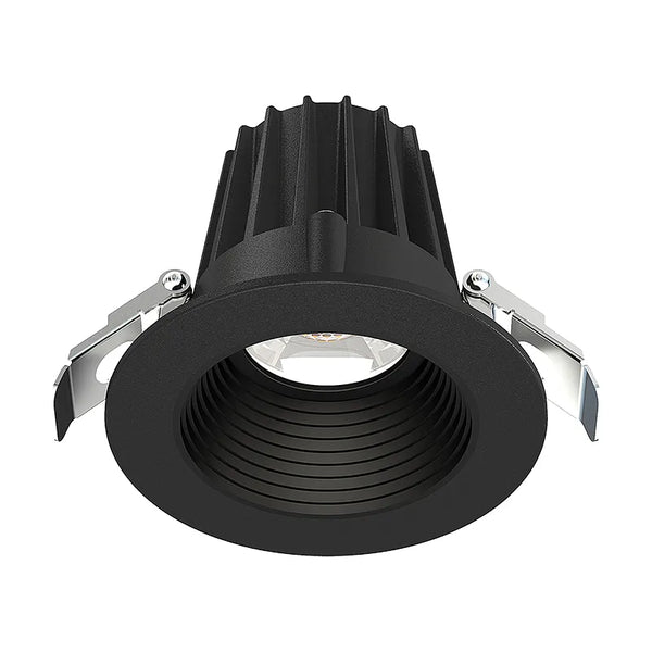 Round LED Black 2 Inch Canless Recessed Light, 9W