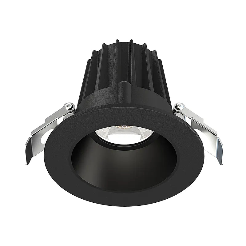 Round LED Black 2 Inch Canless Recessed Light, 9W
