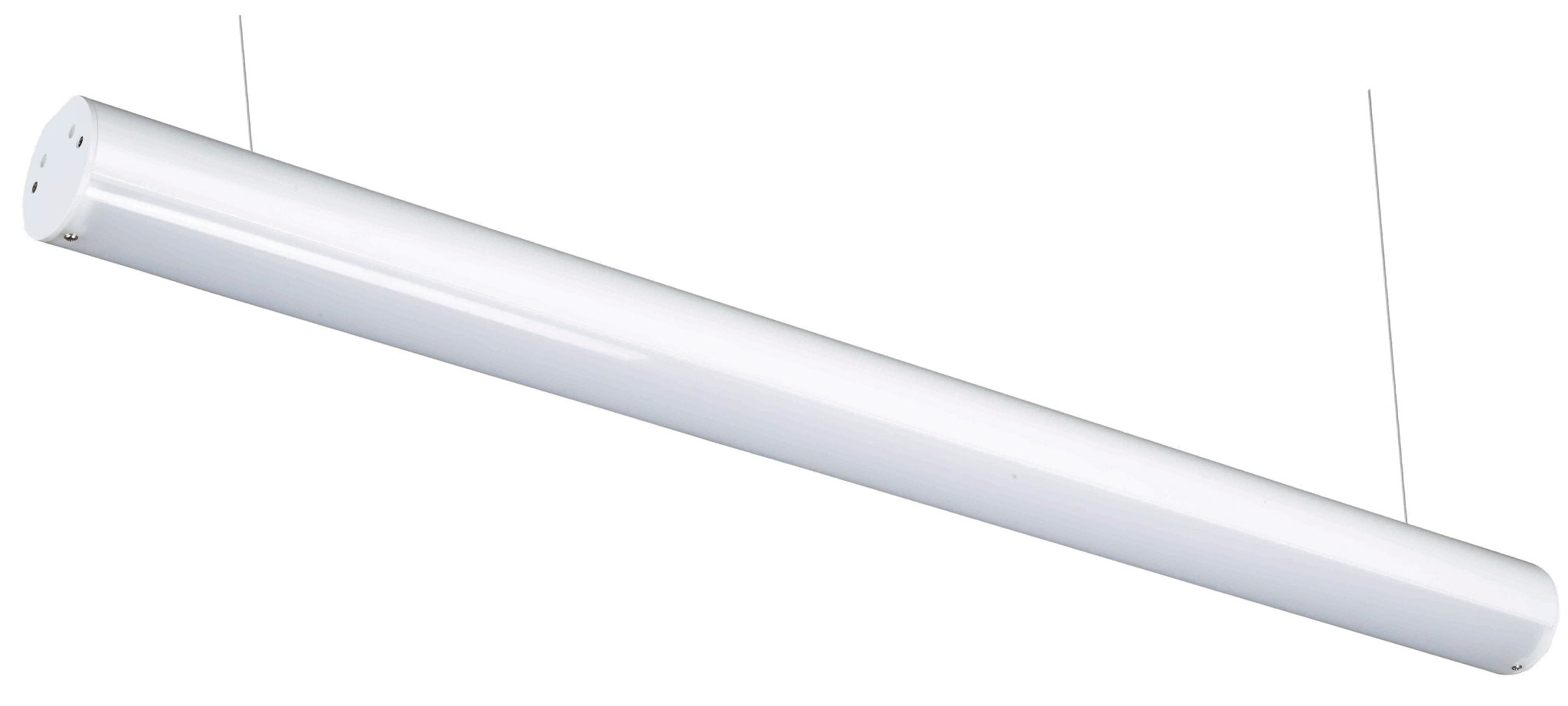 Westgate LED architectural round suspended light fixture, 40W, 4400 lumens, 4000K, modern LED lighting for ceilings