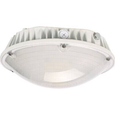 Surface Canopy, Round, Garage 5000LM, 130LPW, 40W, 80CRI, 5000K, White, 0-10VDIM - Green Lighting Wholesale