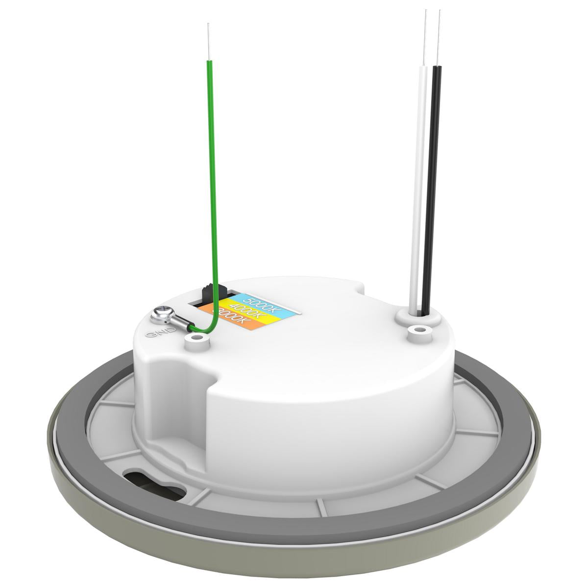 4 inch; LED Surface Mount Fixture; CCT Selectable 3K/4K/5K; Brushed Nickel - Green Lighting Wholesale