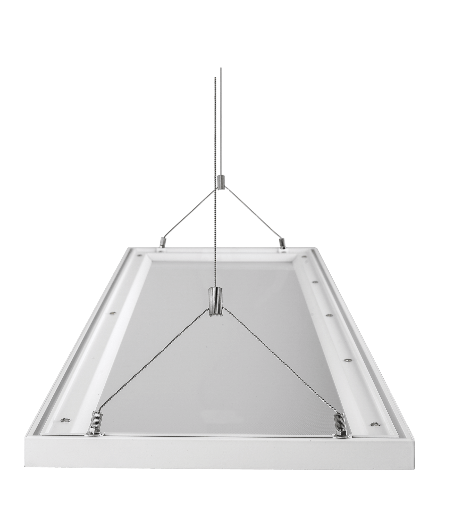 Westgate LED suspended flat panel light fixture, 40W, up/down lighting, modern design, ideal for commercial or office spaces